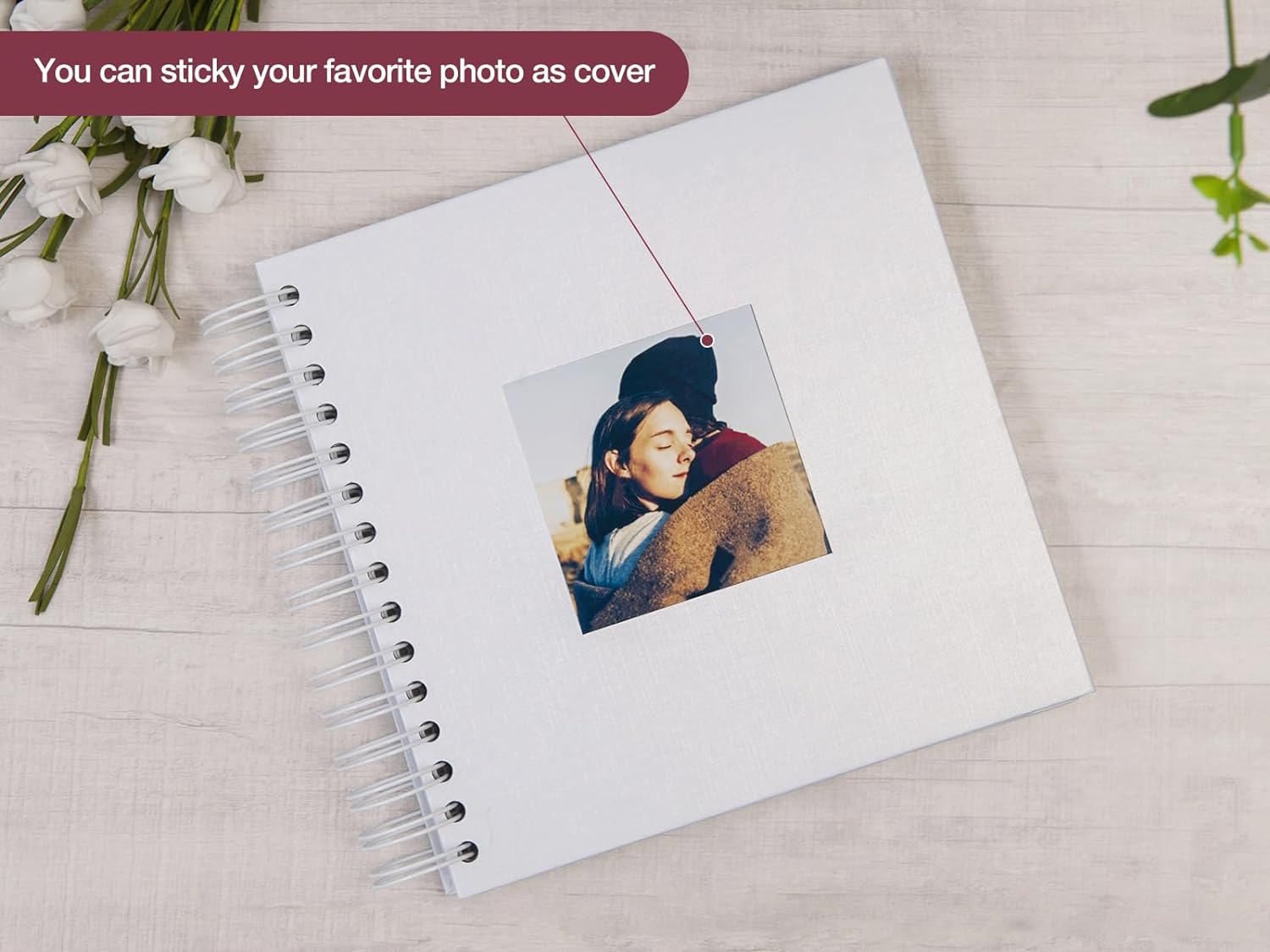 DIY Scrapbook, Photo Album, Thick Kraft Blank White Paper, Memory Book for Wedding and Anniversary -8 x 8 Inch(80 Pages) DIY Scrapbook, Photo Album, Thick Kraft Blank White Paper, Memory Book for Wedding and Anniversary -8 x 8 Inch(80 Pages)
